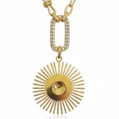 Collar Mix Tejidos - Collar Bañado en Oro Amarillo