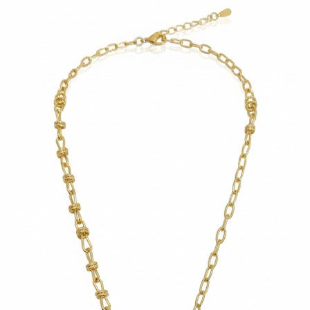 Collar Mix Tejidos - Collar Bañado en Oro Amarillo