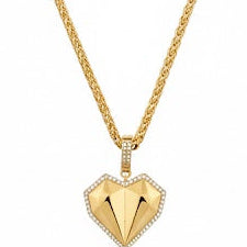 Collar Corazón - Collar Bañado en Oro Amarillo