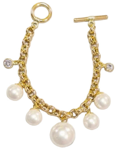 Pulsera Jazmin - Pulsera Bañada en Oro