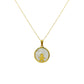 Collar en oro amarillo y nacar