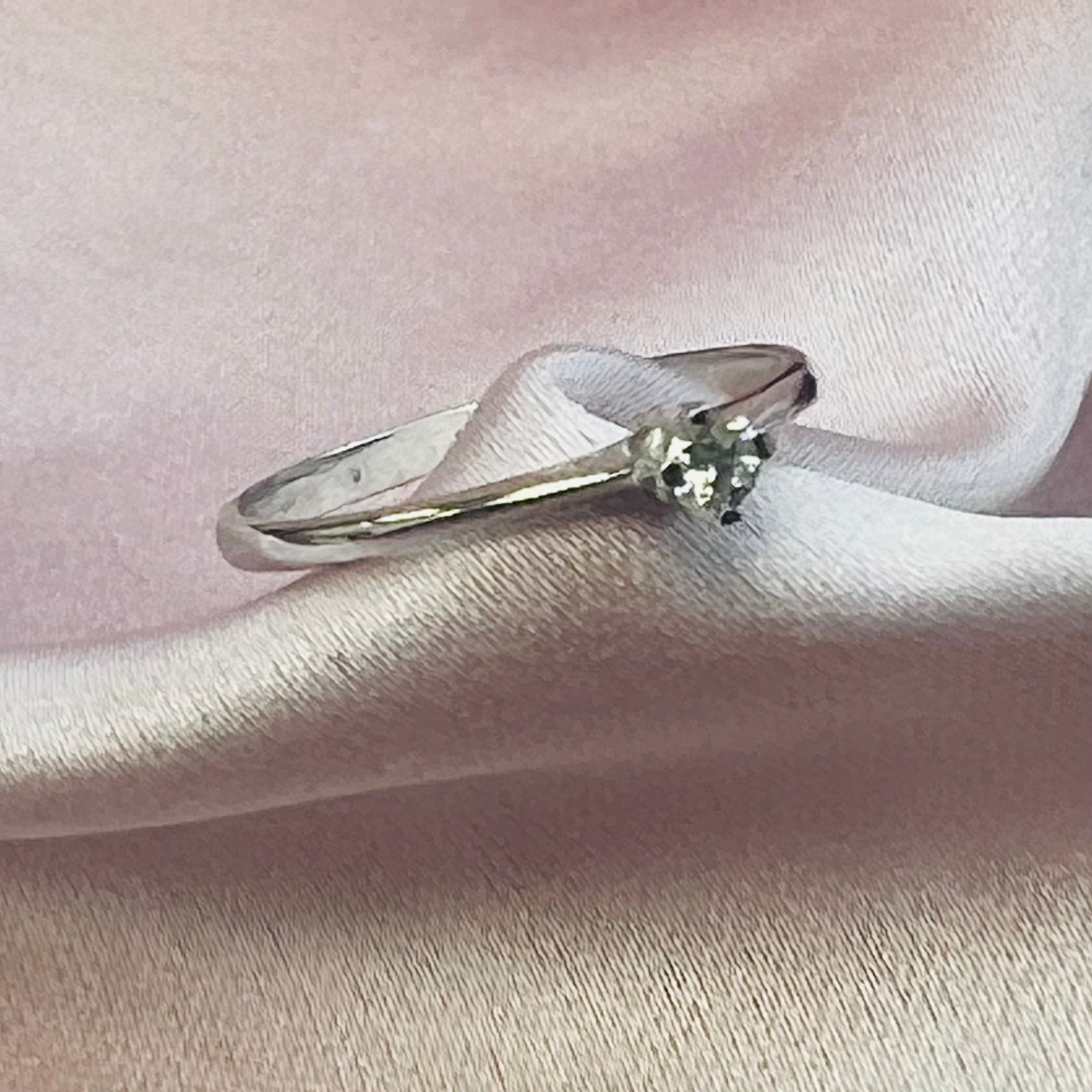 Anillo en oro blanco y diamates - Anillo Oro 18k