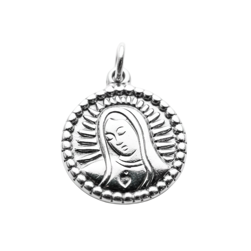 COLGANTE MEDALLON CORAZON DE MARIA