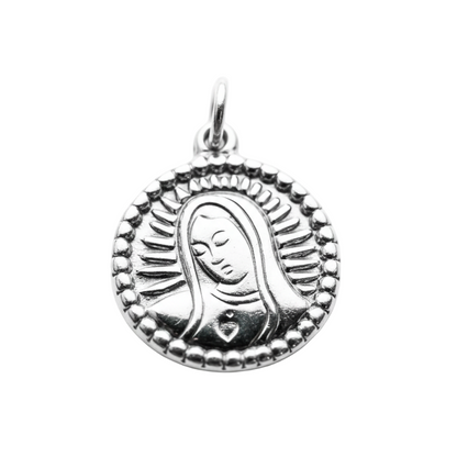 COLGANTE MEDALLON CORAZON DE MARIA