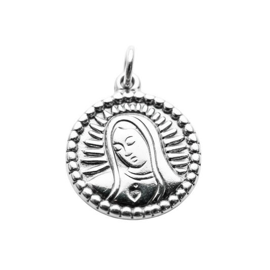 COLGANTE MEDALLON CORAZON DE MARIA