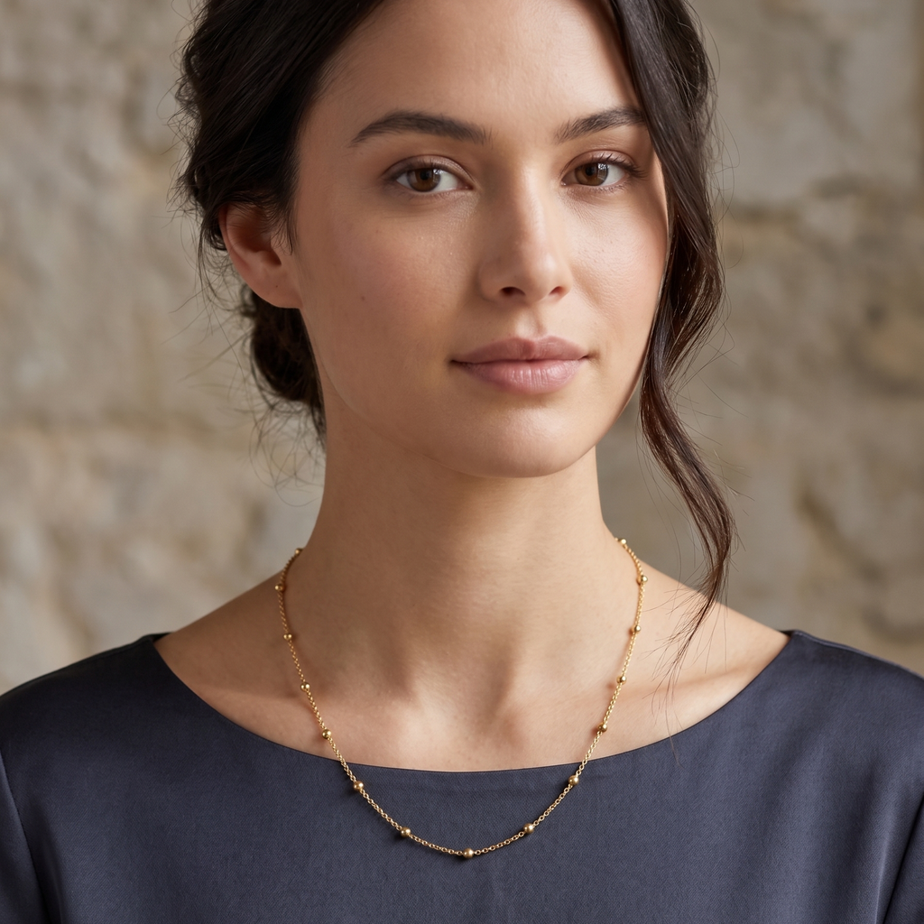 Collar Constelación - Collar Oro italiano 18k