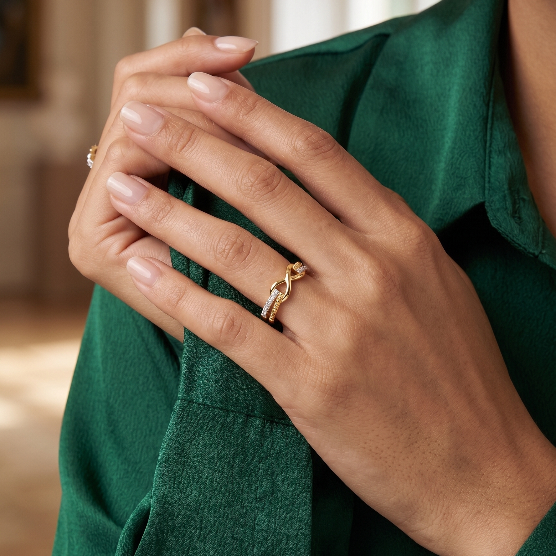 Anillo Eternia en Oro - Anillo Oro italiano 18K