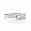Anillo Medio Cintillo - Anillo Oro italiano 18k
