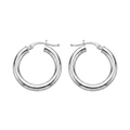 Aros Argollas Tubo - Aros Oro Italiano 18