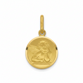 Colgante medalla Angelito - Colgante Oro italiano 18k
