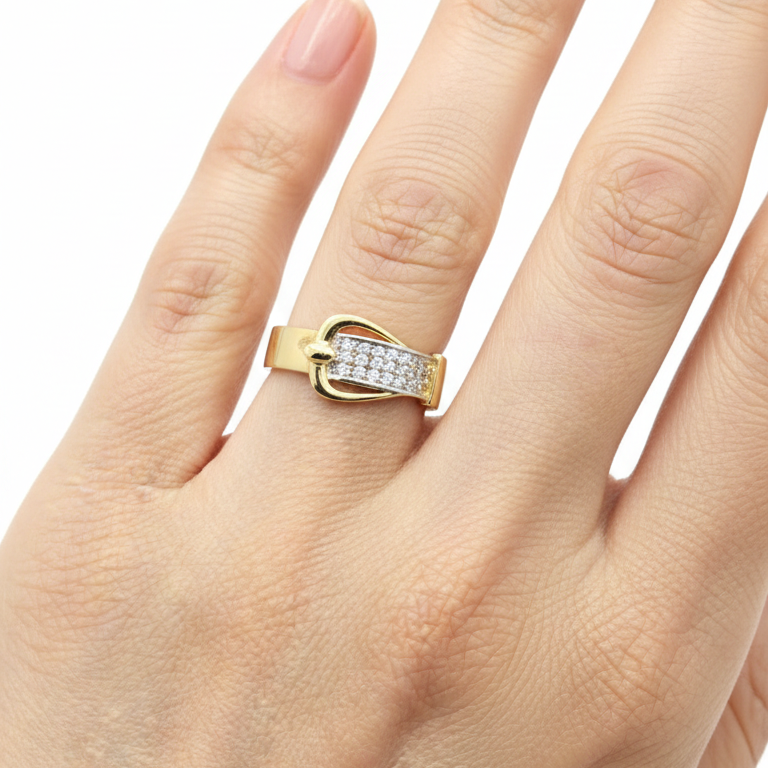 Anillo en Oro - Anillo Oro italiano 18K