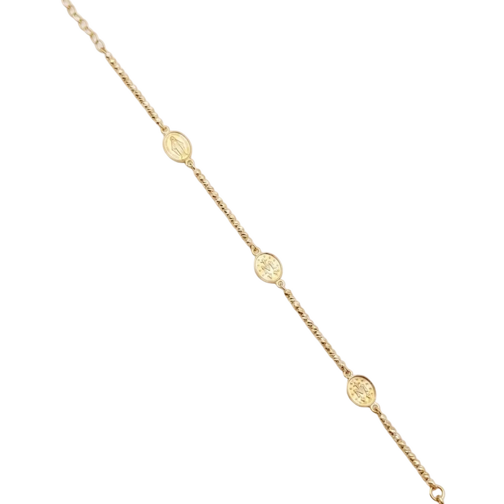 Pulsera Milagrosa - Pulsera Oro Italiano 18k