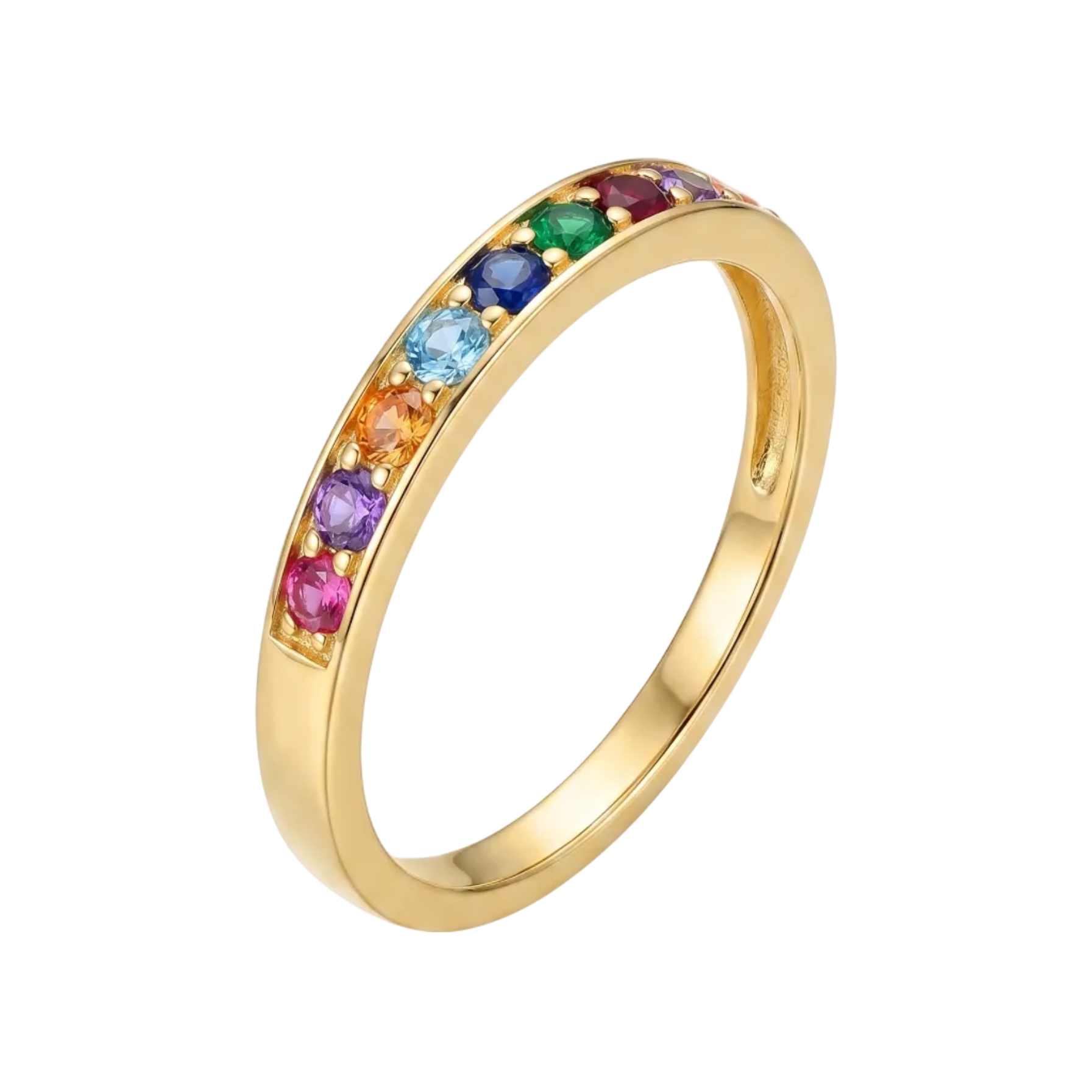 Anillo Forja Multicolor Oro - Anillo Oro italiano 18K