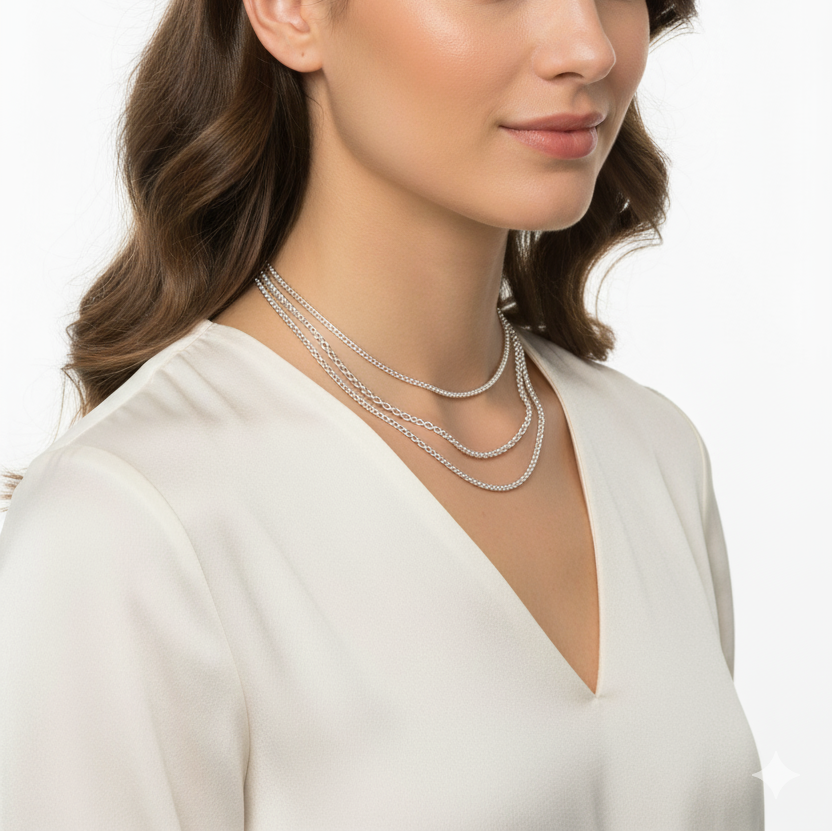 Cadena Rolo - Cadena Plata 925