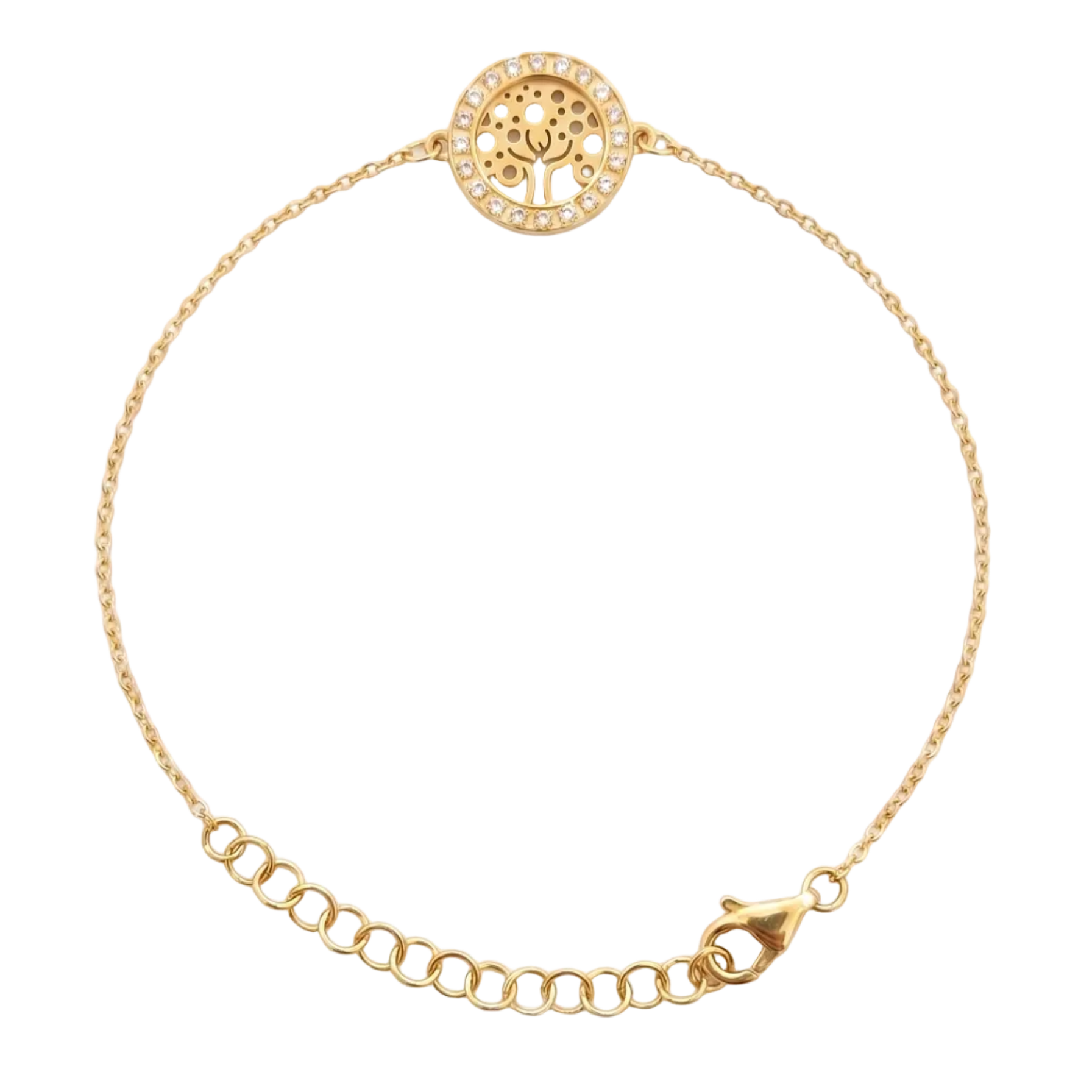 Pulsera Legado Dorado - Tobillera Oro Italiano 18k