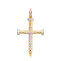 Colgante Cruz Clavo - Colgante Oro 18k