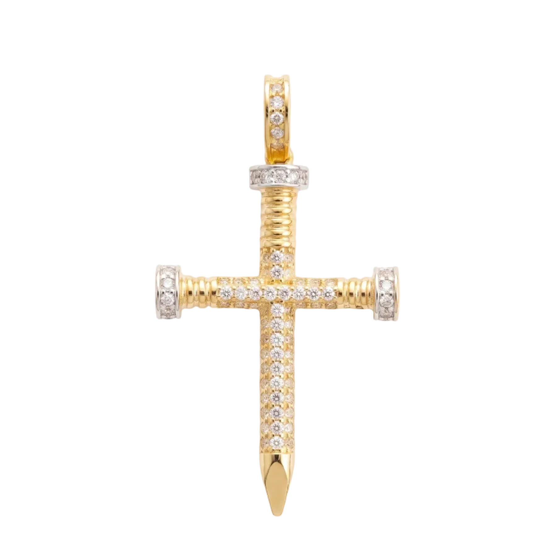 Colgante Cruz Clavo - Colgante Oro 18k