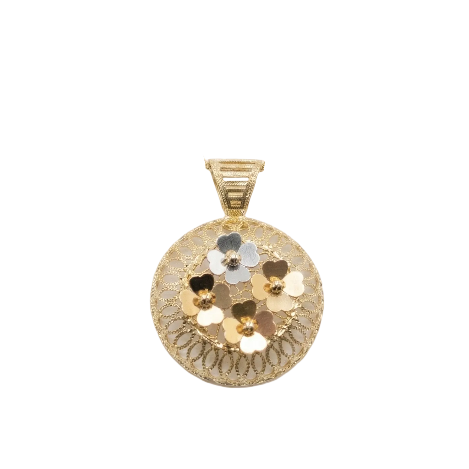 Colgante Clover - Colgante Oro italiano 18k
