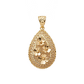 Colgante filigrana florales - Colgante Oro italiano 18k