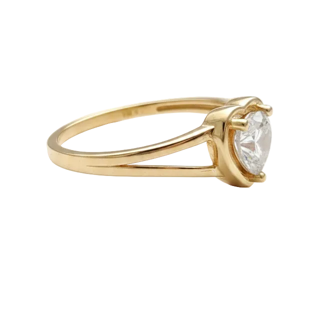 Anillo Corazón - Anillo Oro italiano 18k