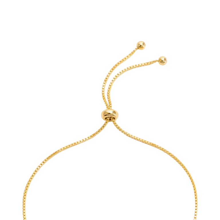 Pulsera Flor Central - Pulsera Oro italiano 18K