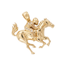 Colgante Jinete de Honor - Colgante Oro 18k