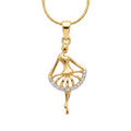 Colgante Danza de Luz - Colgante Oro 18k