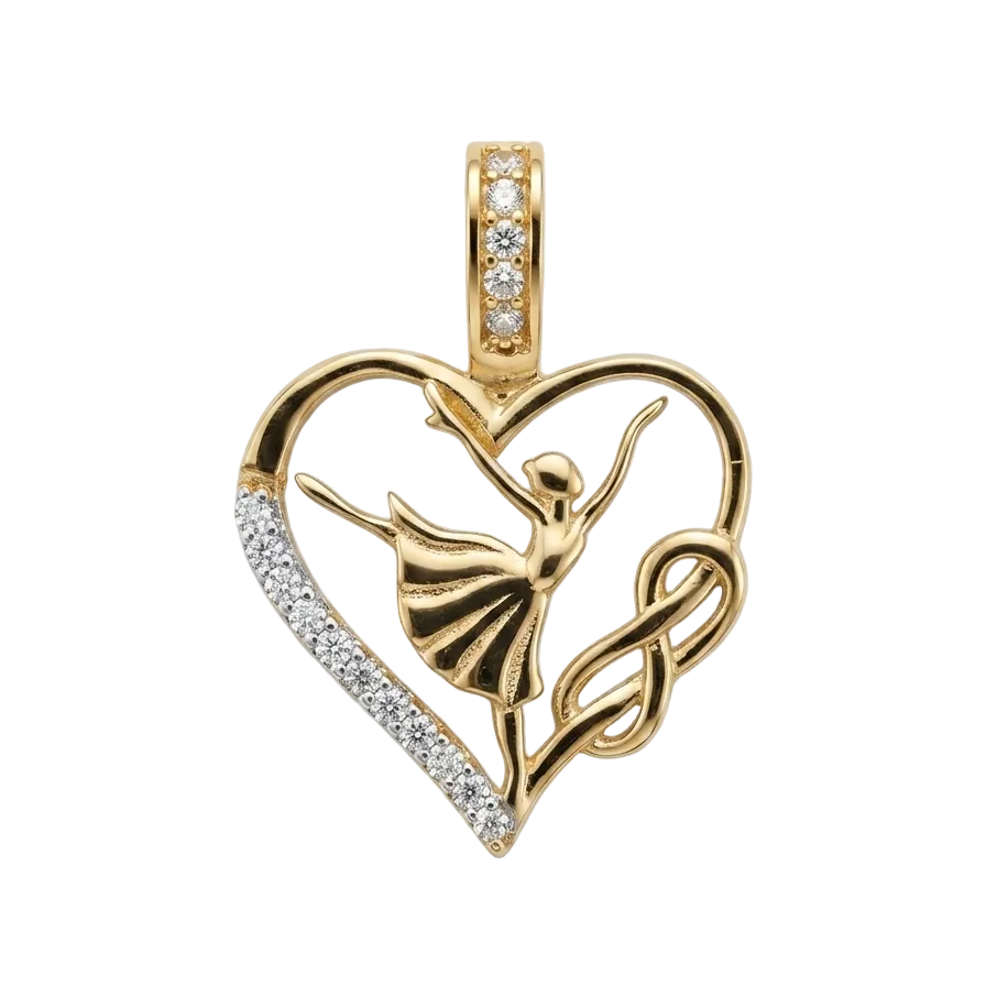 Colgante Danza Eterna - Colgante Oro 18K
