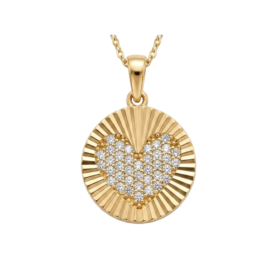 Colgante Destellos de Amor - Colgante Oro 18K