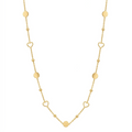 Collar Luna llena  - Collar Oro italiano 18k