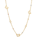 Collar Mariposas - Collar Oro italiano 18k