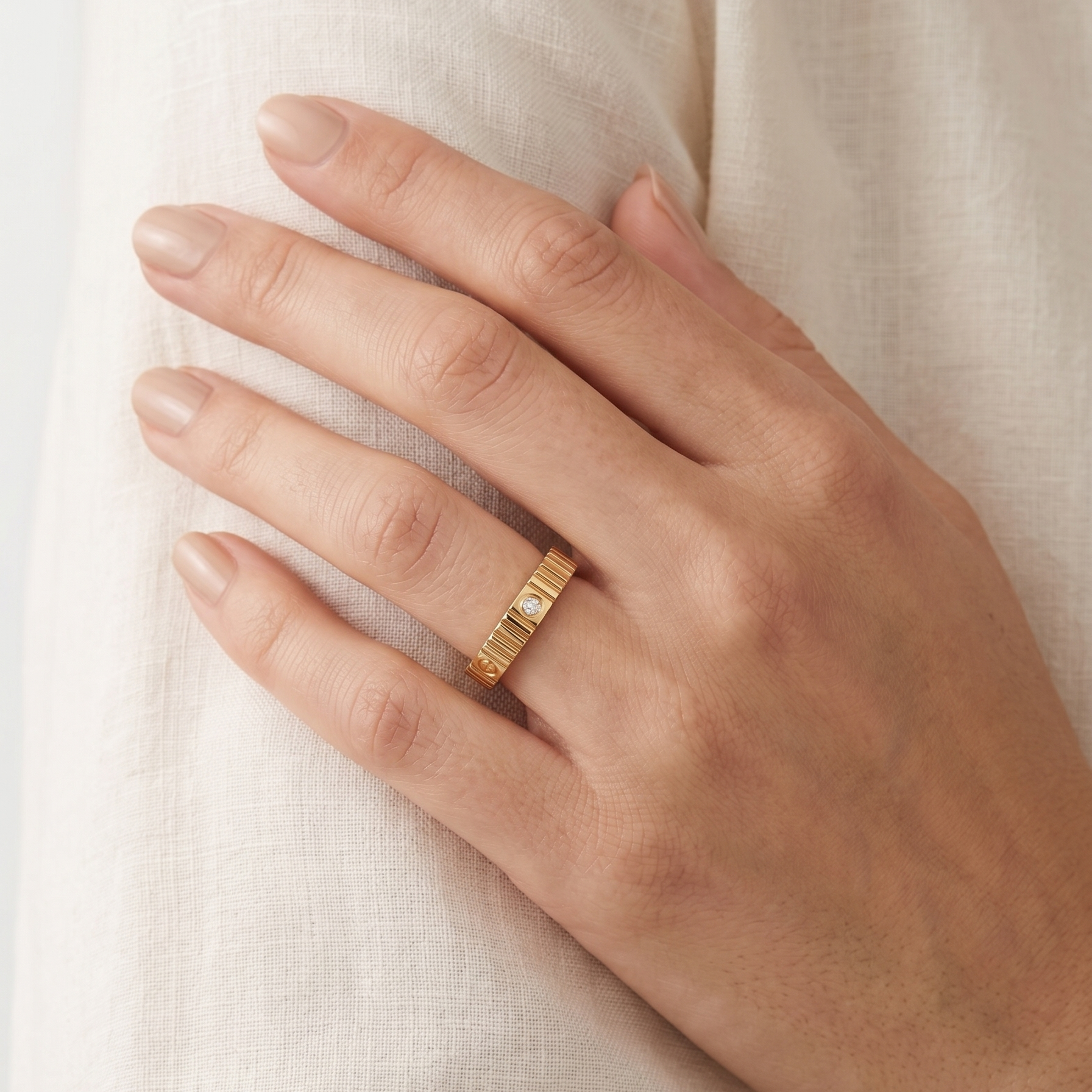 Anillo Cadenza - Anillo Oro 18k