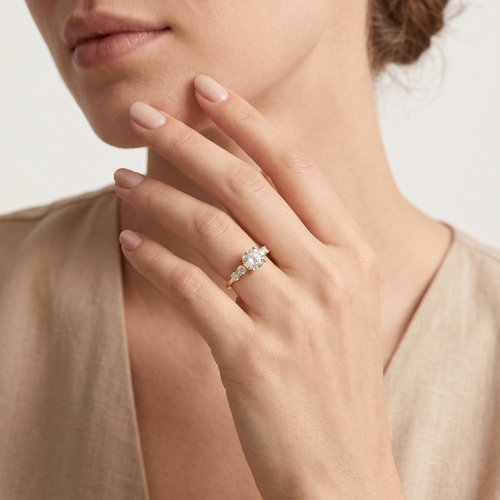 Anillo Luz de Hera Oro - Anillo Oro italiano 18K