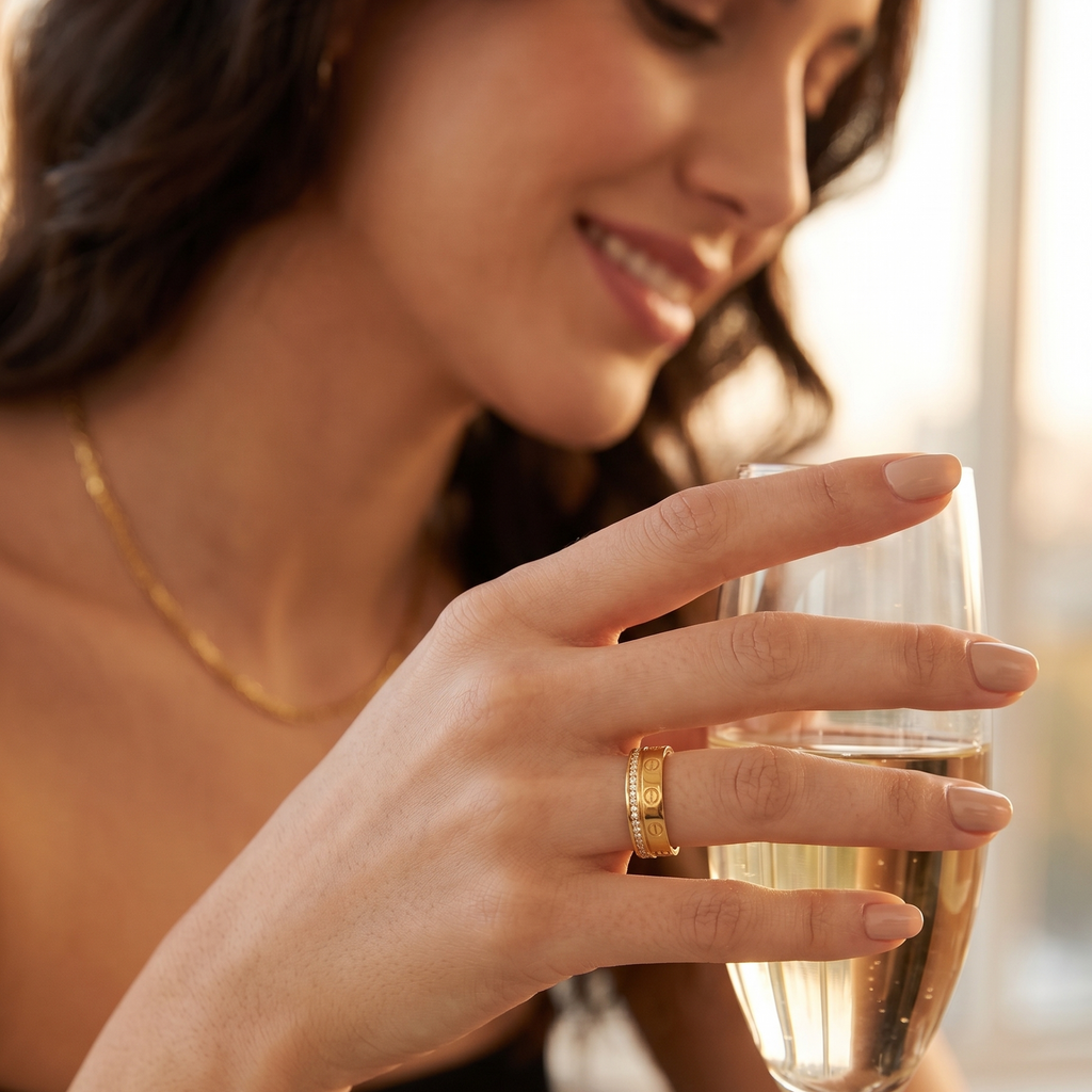 Anillo Urban Glowen Oro - Anillo Oro italiano 18K