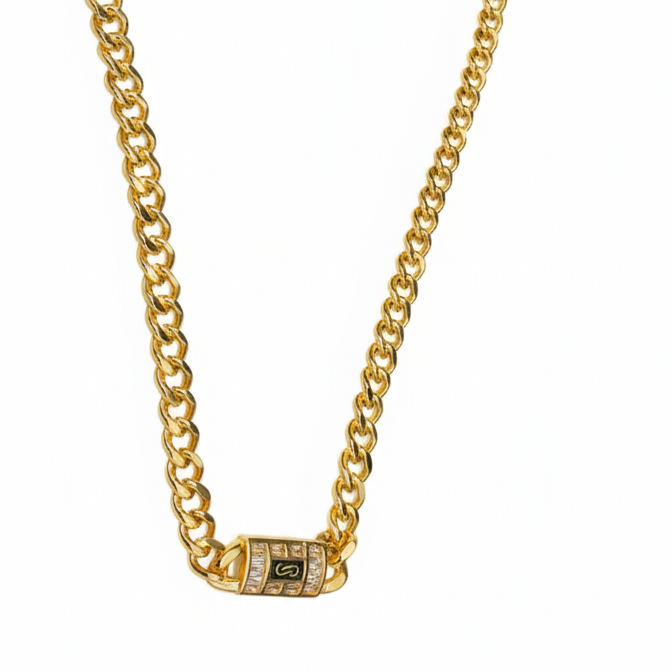 Collar Gargantilla - Collar Bañado en Oro Amarillo