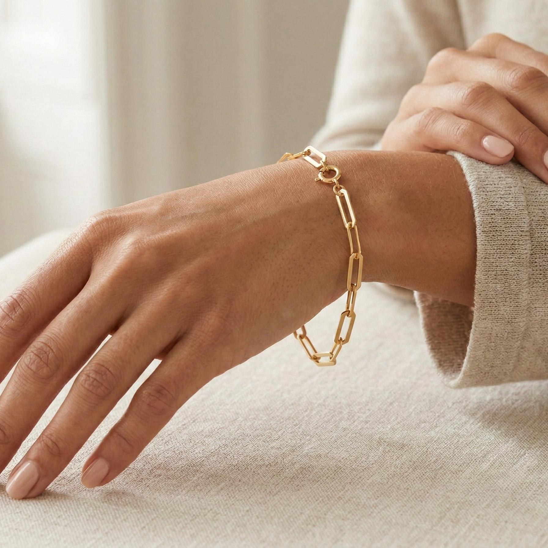 Pulsera Lucy - Pulsera Oro Italiano 18k