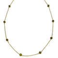 Collar Puntos zirconitas de Colores - Collar plata 925