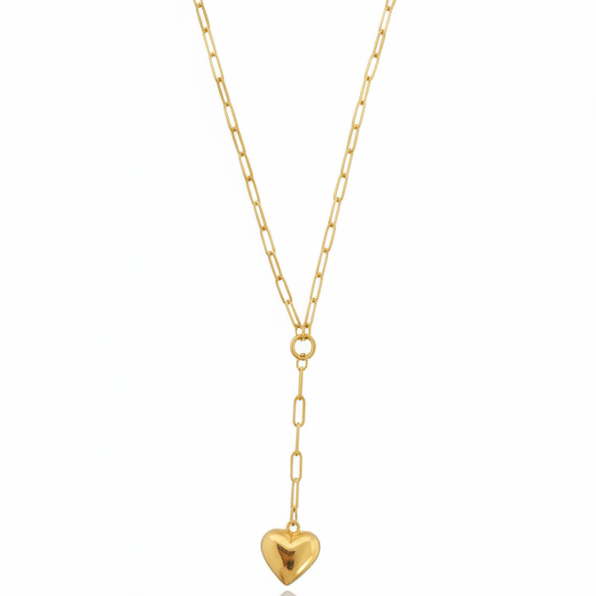 Collar Corazón - Oro Amarillo 18k