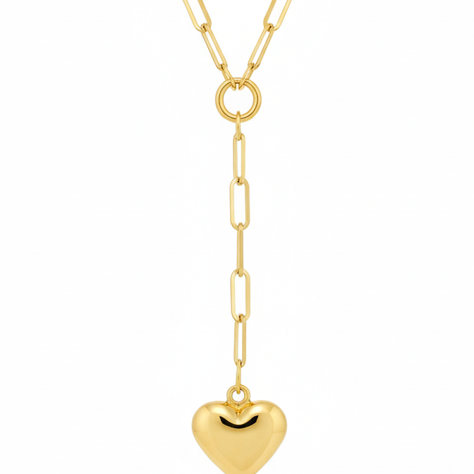Collar Corazón - Oro Amarillo 18k