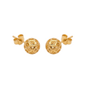 Aros Esfera Lattice - Aros Oro 18K