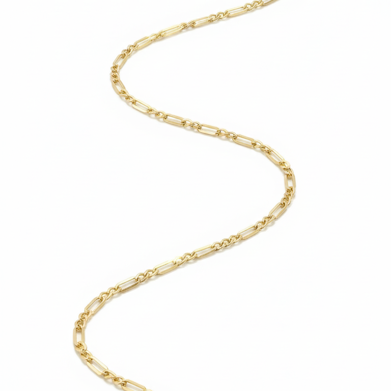 Cadena fina tres por uno- Oro Italiano