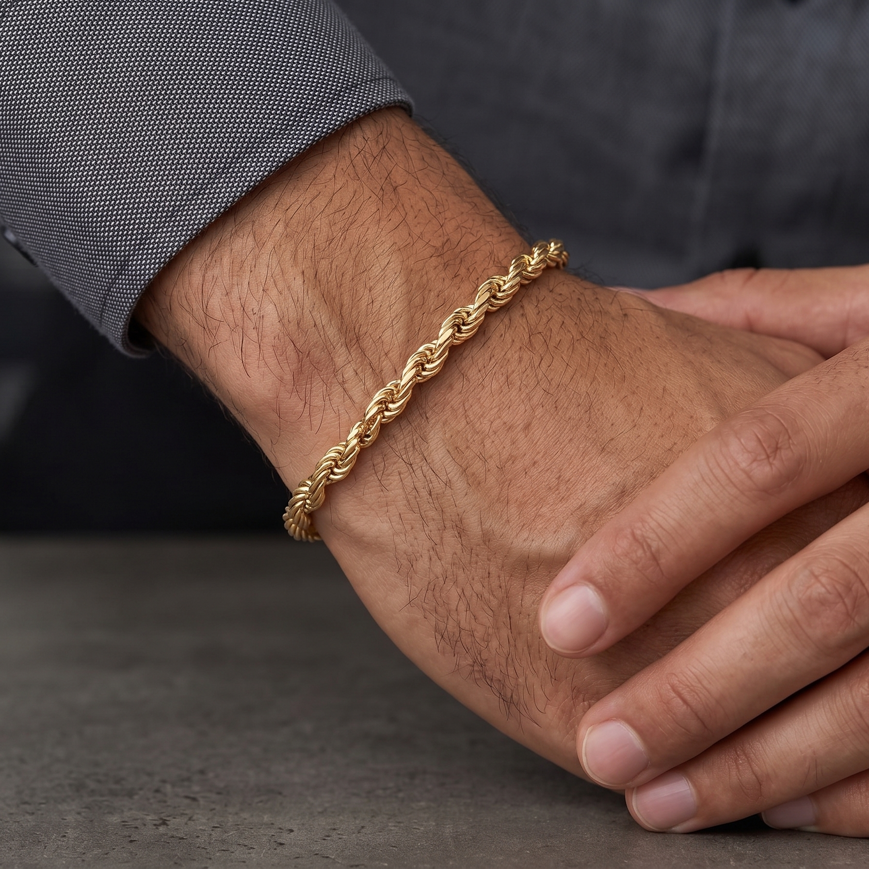 Pulsera Cordón Salomón - Pulsera Oro 18k
