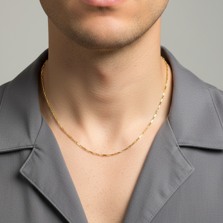 Cadena Cuadrada - Cadena Oro italiano 18k