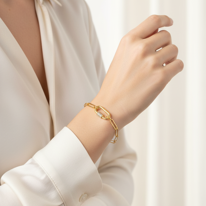 Pulsera Estefanía - Pulsera Plata 925
