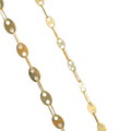 Pulsera Calabrote Plano - Pulsera Oro Italiano 18k