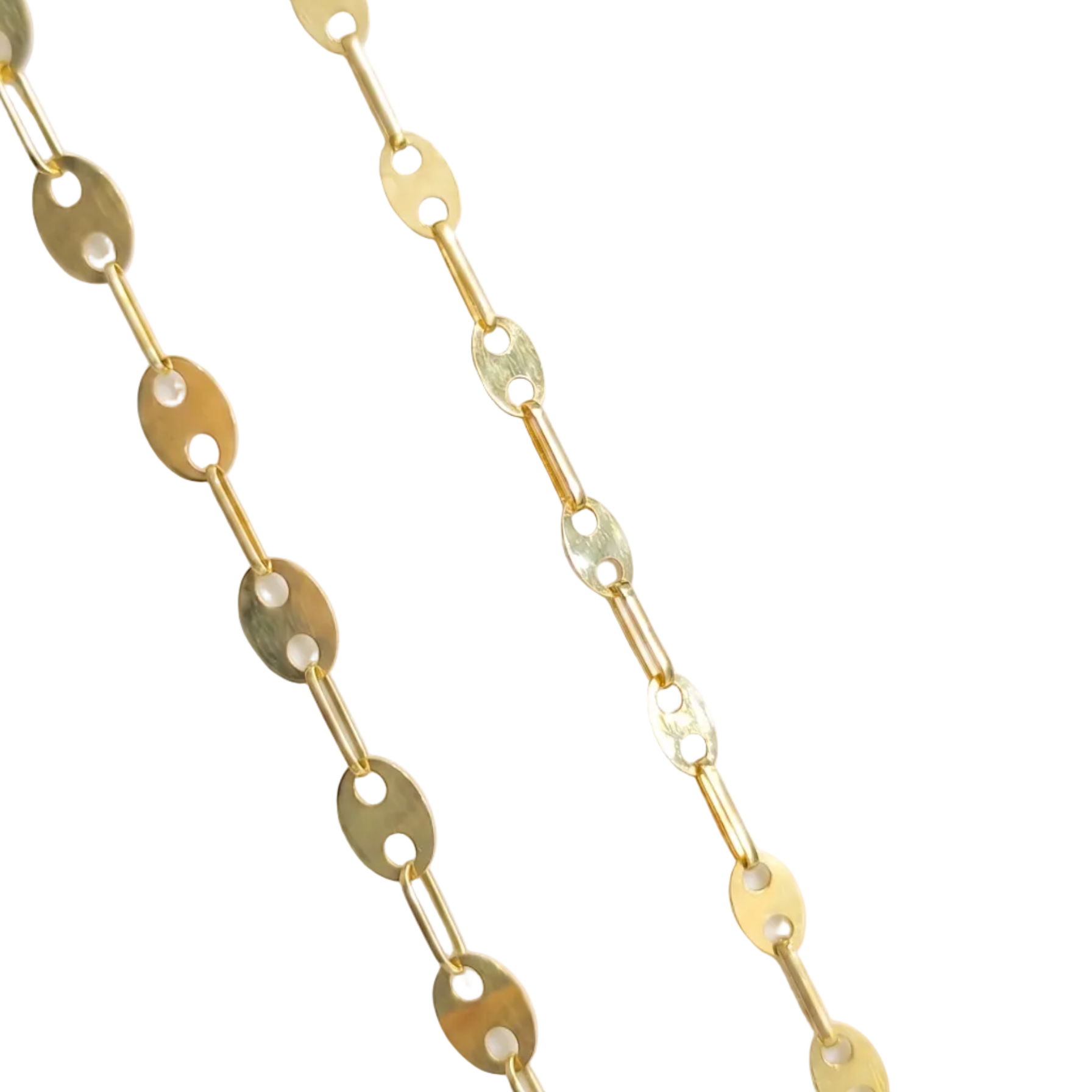 Pulsera Calabrote Plano - Pulsera Oro Italiano 18k