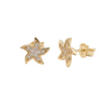 Aros estrellitas Mini - Aros Oro Italiano 18K