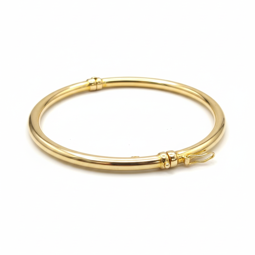 Pulsera Rígida delgada - Pulsera Oro Italiano 18k