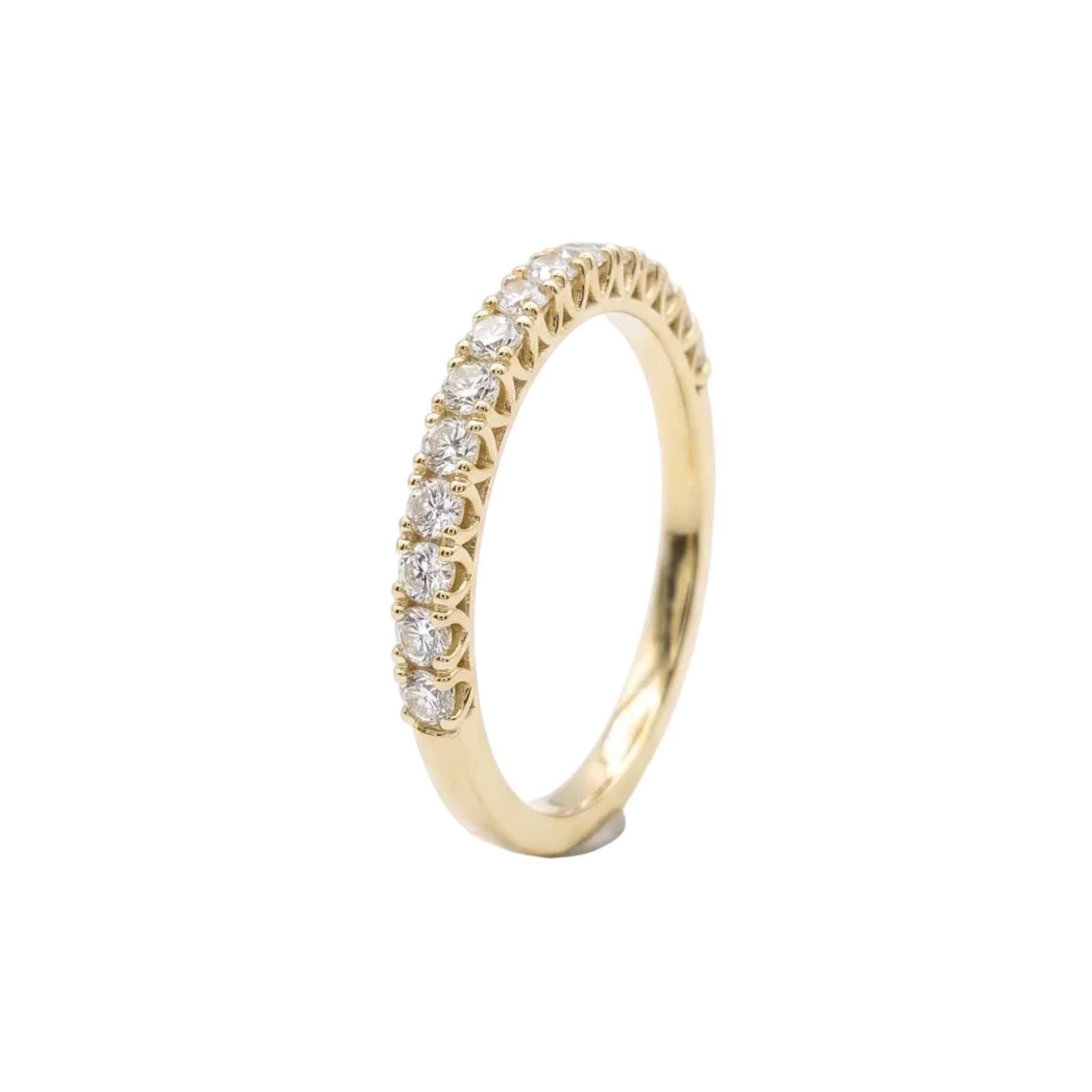 Anillo Cintillo - Anillo Oro Italiano 18k