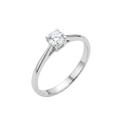 Anillo en oro blanco y diamates - Anillo Oro 18k